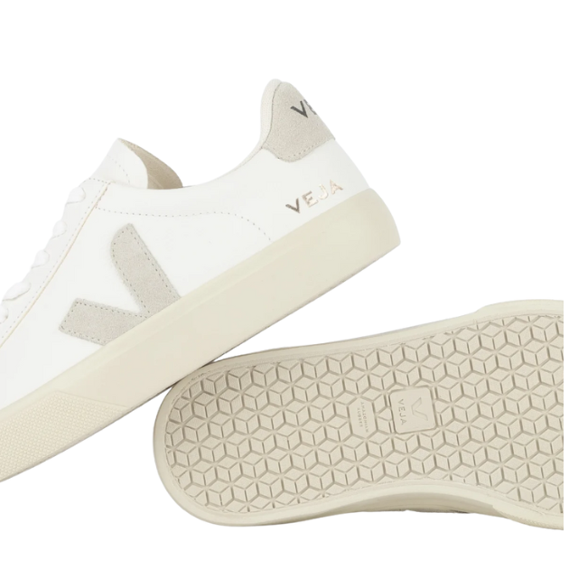 CAMPO LEATHER WHITE NATURAL SUEDE