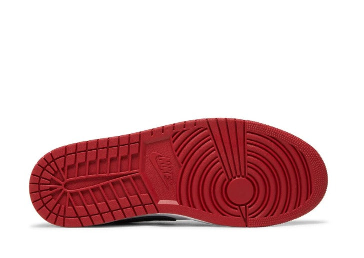 Tênis Air Jordan 1 Low OG Black Toe (2023) Vermelho