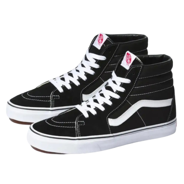 Botinha Vans SK8-HI Black White