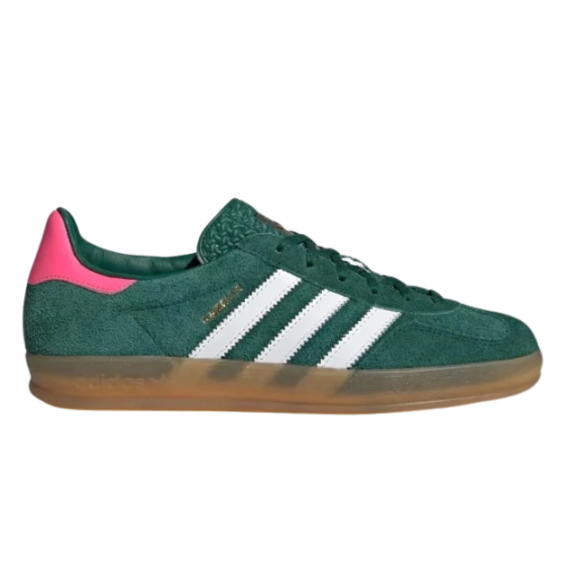 Adidas Samba verde com bronco -couro