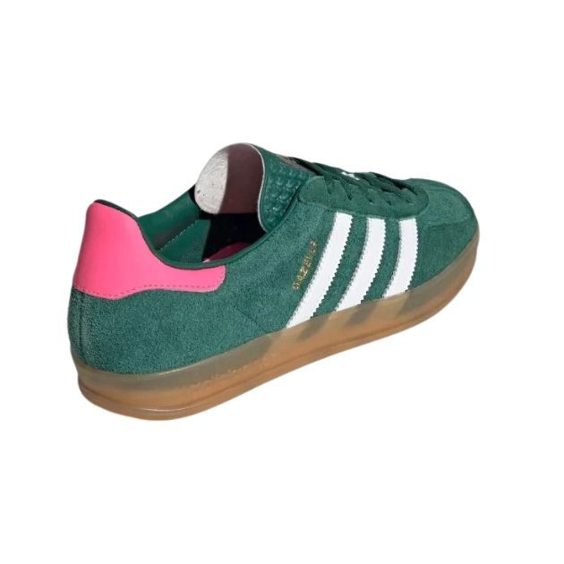 Adidas Samba verde com bronco -couro