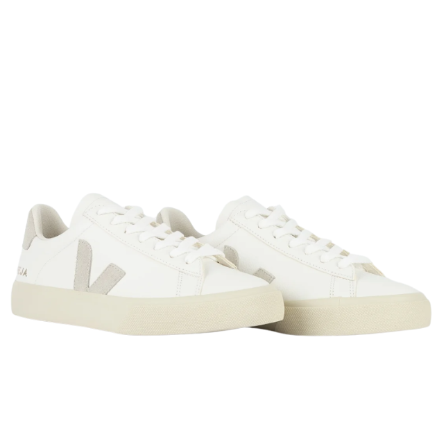 CAMPO LEATHER WHITE NATURAL SUEDE