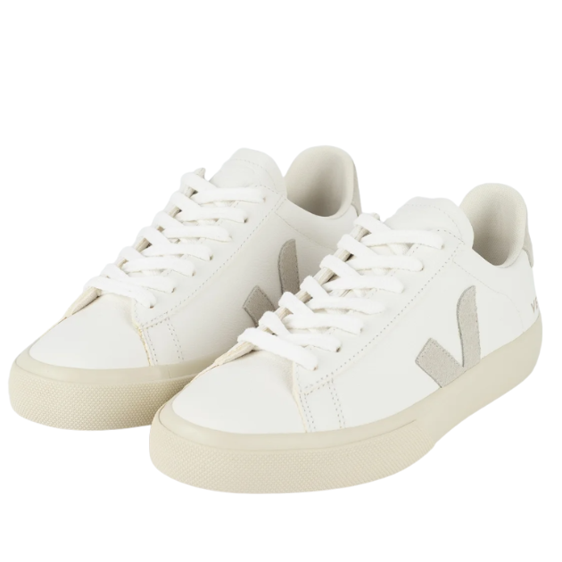 CAMPO LEATHER WHITE NATURAL SUEDE