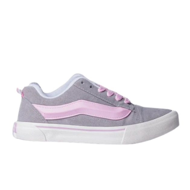 Vans Knu Skool rosa e cinza