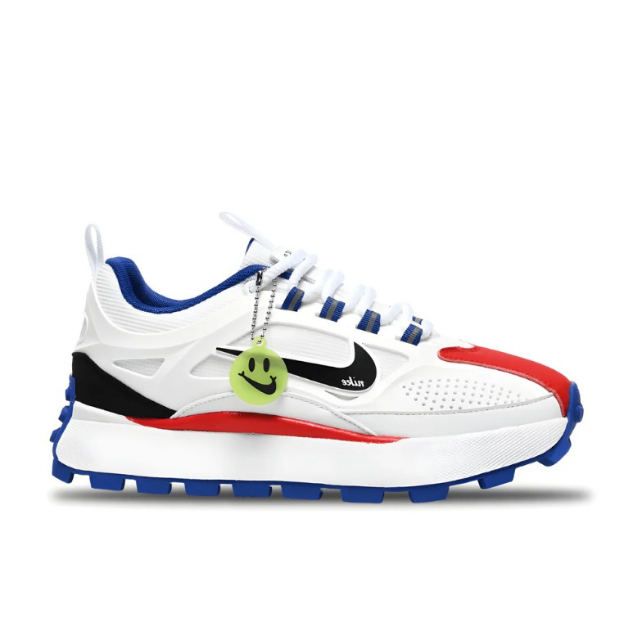 Nike Bailleli Branco/Vermelho/Azul/Preto.