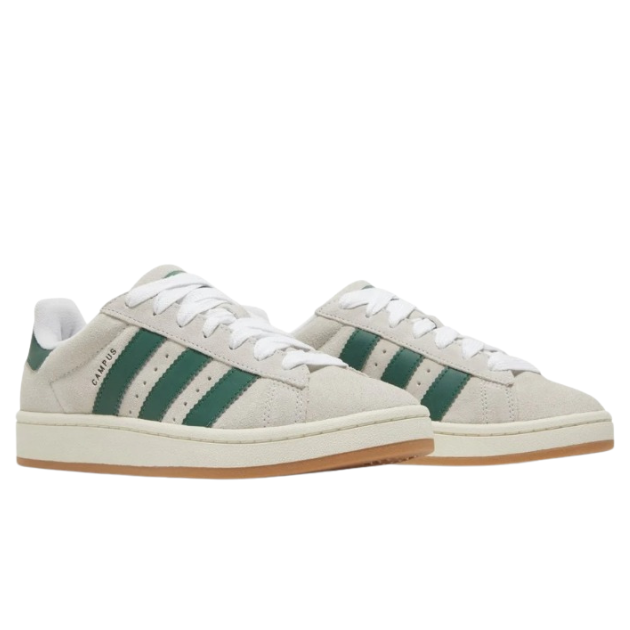 Tênis adidas Campus 00s Dark Green Off White Gum Bege